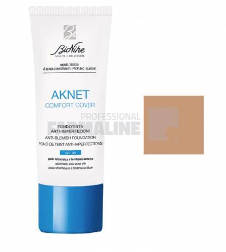 Bionike Aknet Comfort Cover SPF30+ Fond de ten 103 Beige 30 ml