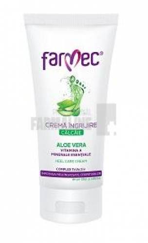 Farmec crema pentru ingrijire calcaie cu aloe vera, vitamina A si minerale esentiale 100 ml