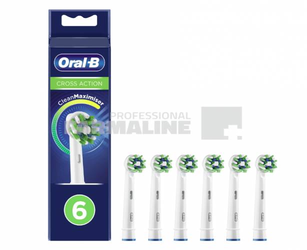 Oral B Rezerve cap periuta electrica Cross Action Clean Maximiser 6 bucati
