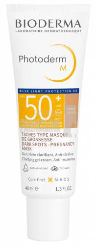 Bioderma Photoderm M gel-crema SPF50 Doree/Auriu 40 ml