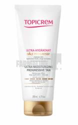 Topicrem Hydra Progressive Tan, Emulsie autobronzanta fata si corp 200 ml