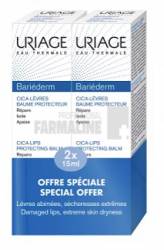 Uriage Pachet Bariederm balsam buze 15 ml +15 ml