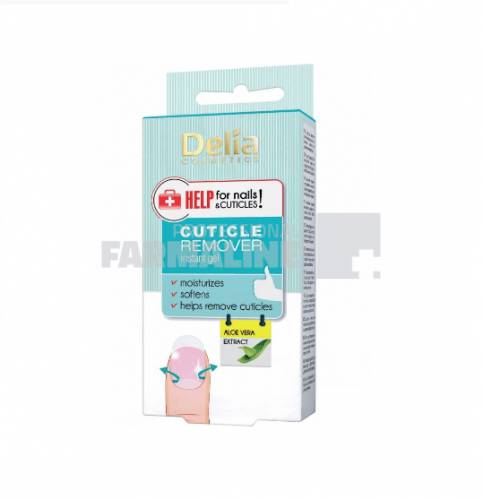Delia Remover Express Effect tratament unghii stop/help gel cuticule 12 zile 11 ml