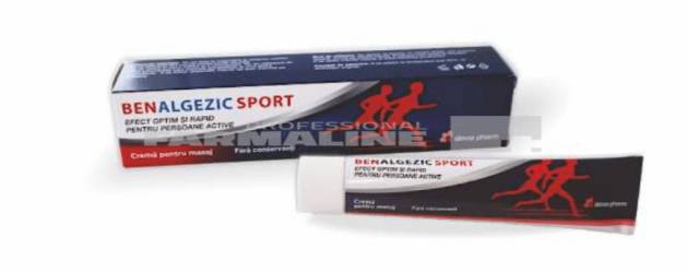 Benalgezic Sport Crema pentru masaj 45 ml