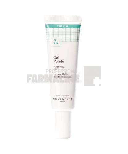 Novexpert Trio-Zinc Gel purifiant pentru piele cu imperfectiuni,piele grasa/mixta 30 ml