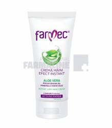 Farmec Crema de maini cu efect instant cu aloe vera, provitamina B5 si minerale esentiale 100 ml