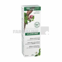 Klorane Serum cu chinina si floare de colt bio 100 ml