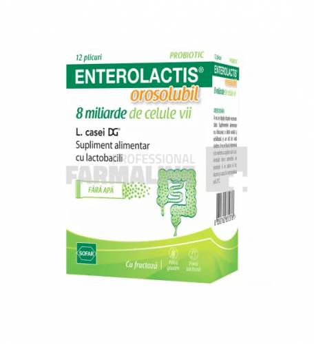 Enterolactis orosolubil 12 plicuri