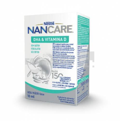 NanCare DHA & Vitamina D picaturi 10 ml