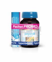 Pachet Enzymes Papaya Complex 90 tablete + Gastromil 20 comprimate