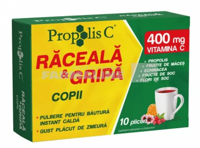 Propolis C Raceala si gripa copii 10 plicuri