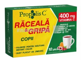 Propolis C Raceala si gripa copii 10 plicuri