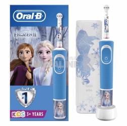 Oral B Periuta electrica Frozen 3+ ani albastru + trusa de voiaj