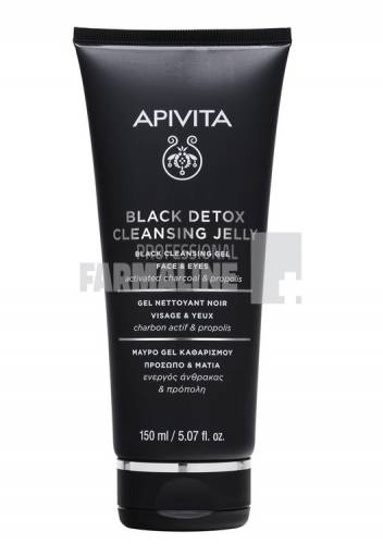 Apivita Gel curatare detox cu carbune 150 ml