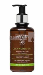 Apivita Gel curatare pentru ten gras/mixt cu lime si propolis 200 ml