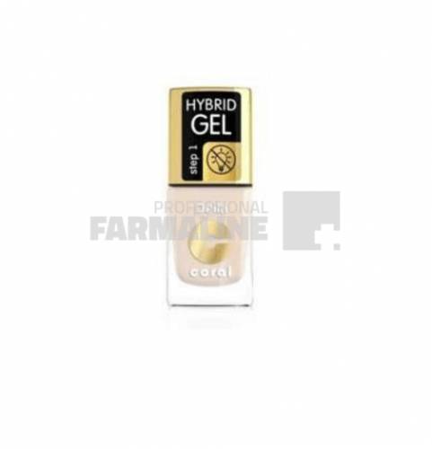 Delia Coral Hybrid Gel Color Step 1 Lac Unghii 41 11 ml