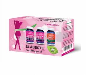 Slabeste cu 1 leu pe zi Pachet: Cicoare extract 60 capsule + Detox Suplu 60 capsule + Triphalax 60 capsule