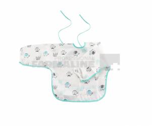 Baby Nova 33102 Baveta impermeabila cu maneci si buzunare