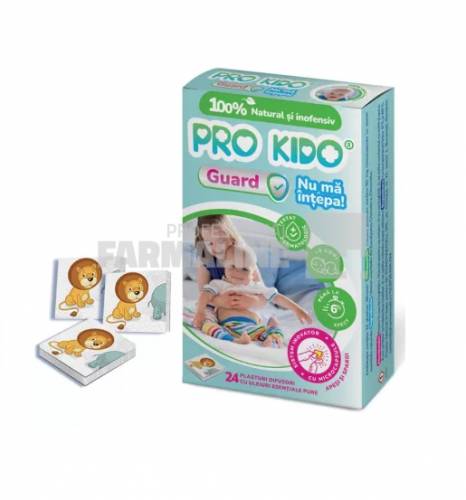 Pro Kido Guard Plasturi difuzori naturali pentru bebelusi si copii 24 bucati