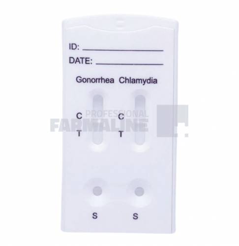 Test rapid Combo pentru depistrarea infectiei cu Gonoreea si Chlamydia 1 bucata
