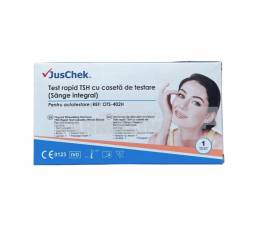 Test rapid pentru tiroida TSH (hormon de stimulare tiroidiana) in vederea depistarii hipotiroidismului 1 bucata