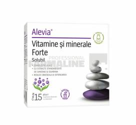 Alevia Vitamine si Minerale Forte 15 plicuri