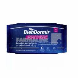 Doctor Fiterman Bien Dormir Ideal Servetele demachiante cu apa micela 20 bucati
