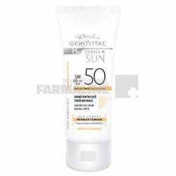 Gerovital H3 Derma Sun Crema fata protectie solara tenta naturala SPF50 50 ml