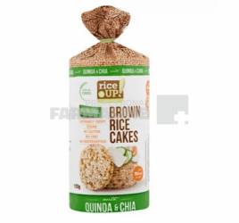 Rice UP Rondele de orez cu chia & chinoa, 120 gr