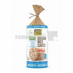 Rice UP Rondele de orez cu amarant si hrisca, 120 gr