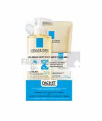 La Roche Posay Pachet Lipikar AP+ Ulei de spalare 400 ml + Rezerva 400 ml + Lipikar Baume Light AP+M 15 ml