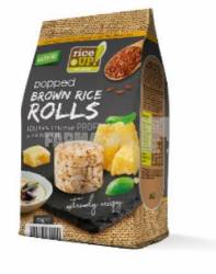 Rice UP Rondele de orez cu branza italiana si ulei de masline, 50 gr