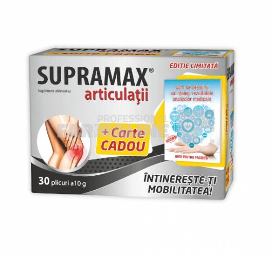 Zdrovit Supramax articulatii Osteo 30 plicuri + Ghid pacient Cadou