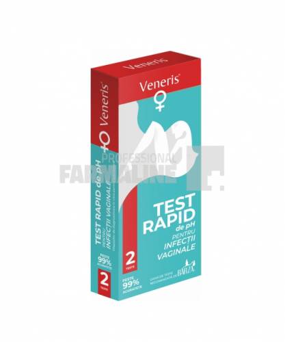 Veneris Test rapid de pH pentru infectii vaginale 2 bucati