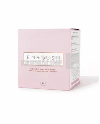Enroush Absorbante super din bumbac organic 10 bucati