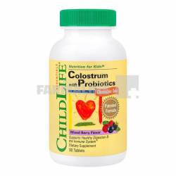 Secom Colostrum with Probiotics ChildLife Essentials 90 tablete