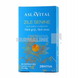 Aslavital Zile senine, fara griji, fara stres 30 capsule