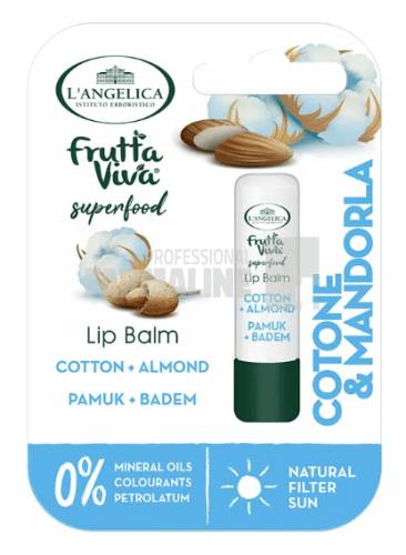 L' Angelica Balsam de buze bumbac si migdale 4,8 Coswell