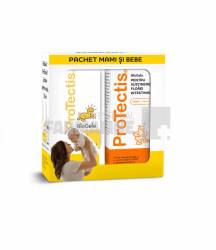 Protectis Pachet Mami si Bebe: Protectis picaturi pentru copii10 ml + Protectis probiotice 30 capsule