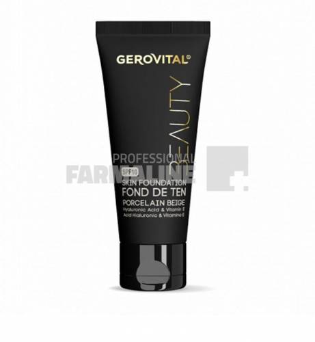 Gerovital Beauty Fond de ten Porcelain Beige SPF10 30 ml