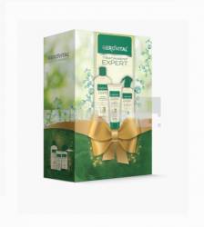 Gerovital Tratament Expert caseta Sampon regenerant cu keratina 250 ml + Masca Regeneranta cu Keratina 150 ml + Ser Termoprotector cu Keratina 150 ml