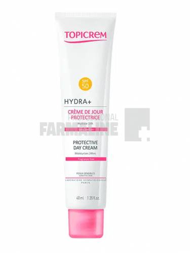Topicrem Hydra+ Crema protectoare SPF 50, 40 ml