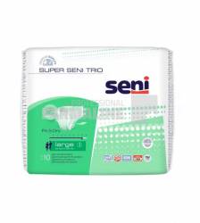 Seni Super Trio Large scutece pentru adulti 10 bucati