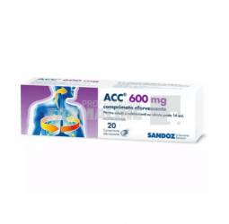 ACC 600 mg 20 comprimate efervescente