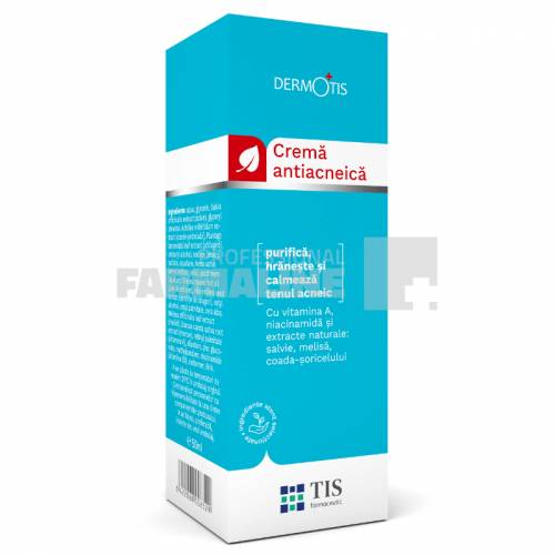 Tis Q4U Crema antiacneica cu niacinamida, extracte naturale 50 ml