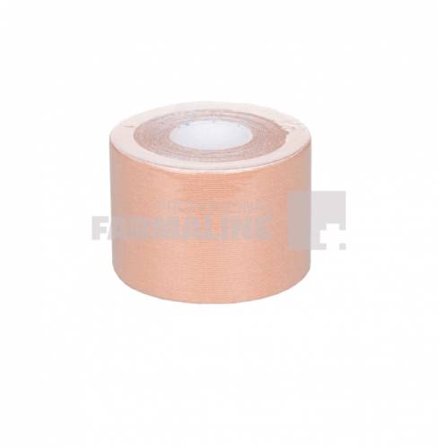 Banda kinesiologica bej 5 cm x 5 m