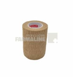 Bandaj elastic autoadeziv bej Copoly 10 cm X 4.5 m