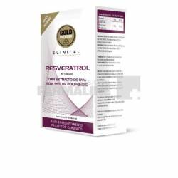 Gold Nutrition Clinical Resveratrol 30 capsule