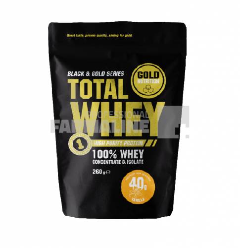 Gold Nutrition Total Whey vanilie 260 gr