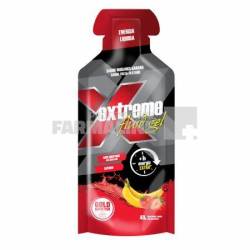 Gold Nutrition Extreme Fluid Gel capsuni si banane 40 g